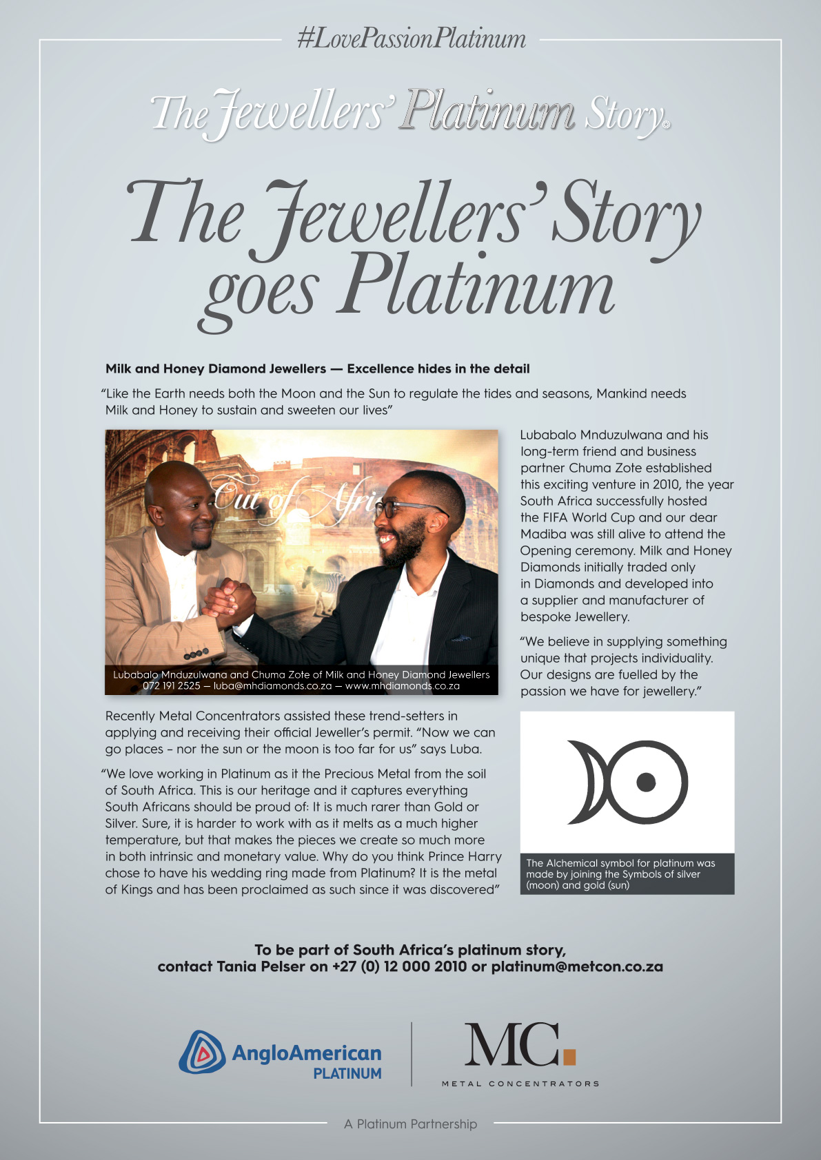 The Jewellers’ Story goes Platinum
